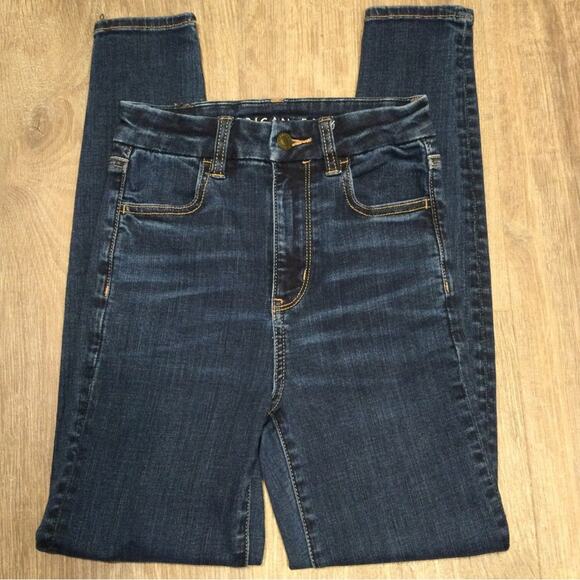 American Eagle Curvy Super Hi-Rise jegging 00 Short - Picture 1 of 6